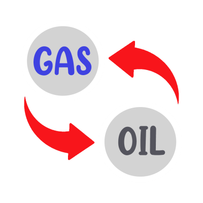 gas to oil