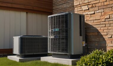 An outdoor AC unit